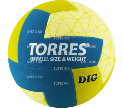 Мяч волейбольный TORRES Dig р.5 ТПЕ
