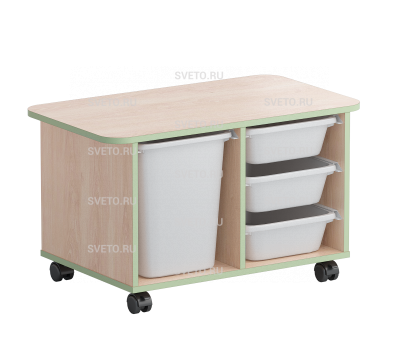 Тумба мобильная с лотками “Самоделкин”